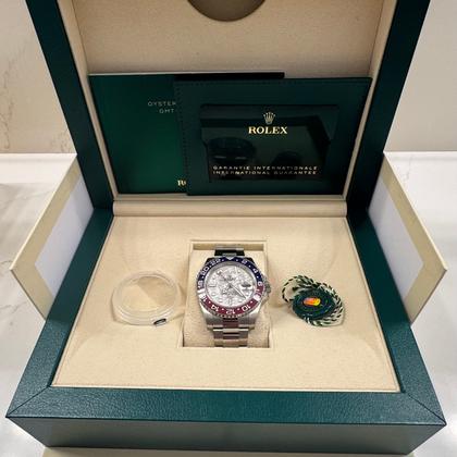 Rolex GMT-Master II Like New 2024 Superman | Full Set | Meteorite White Gold - View 2