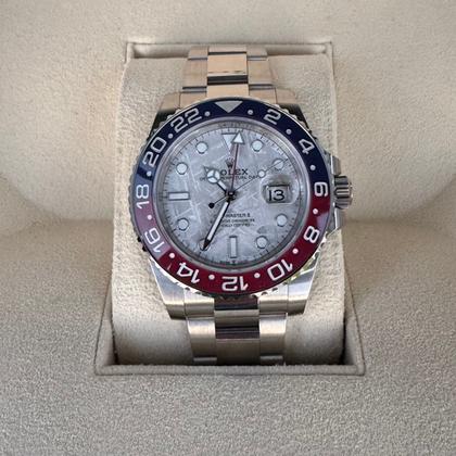 Rolex GMT-Master II Like New 2024 Superman | Full Set | Meteorite White Gold - View 6